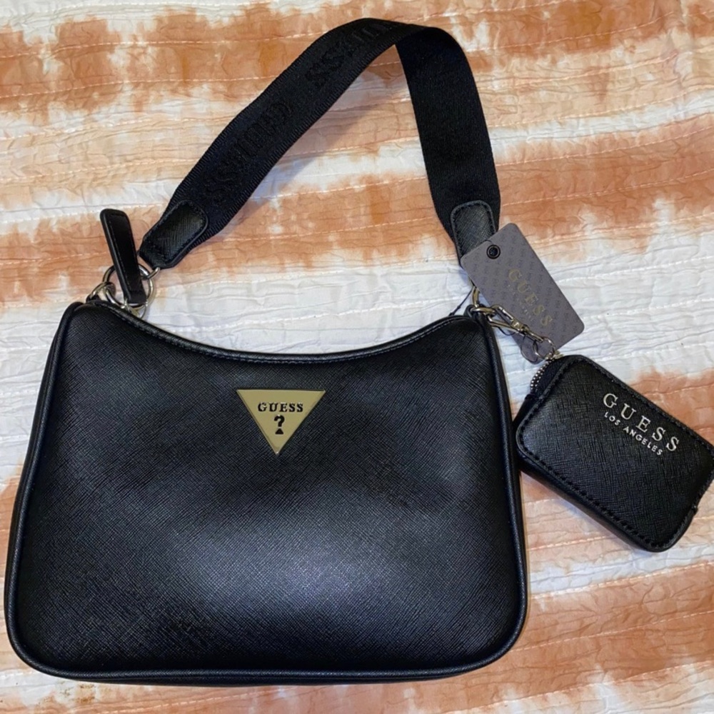 Black GUESS Shoulder Bag